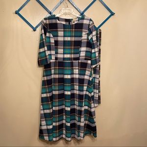 Nuggles Plaid Dress